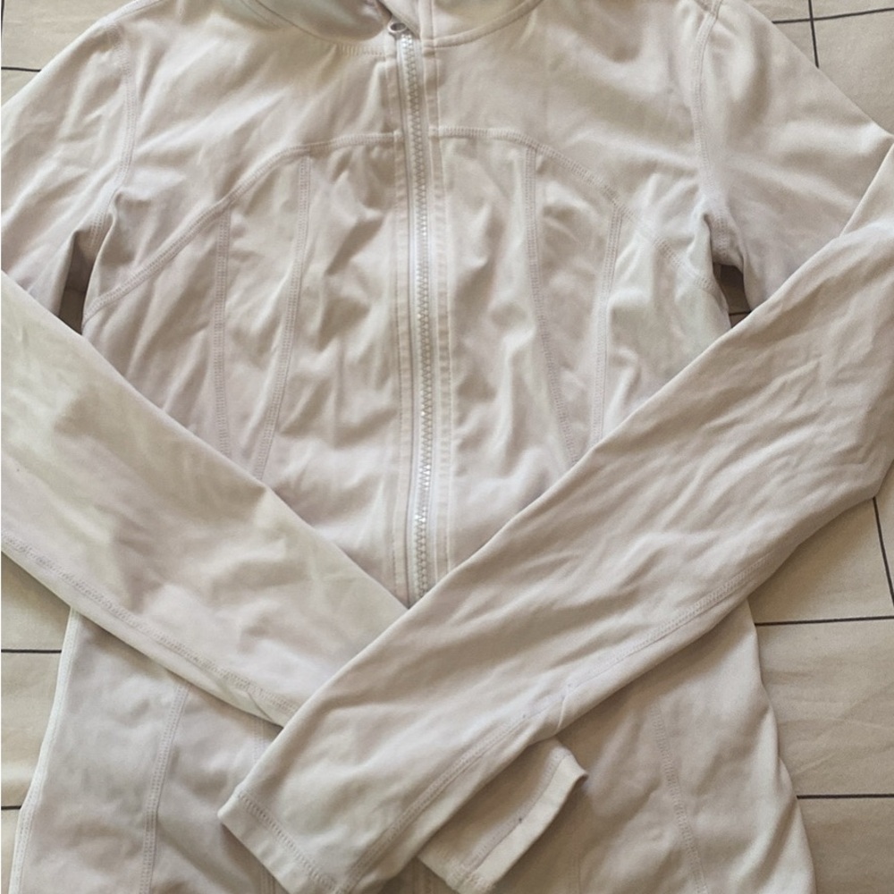 Women's White Athletic Jacket